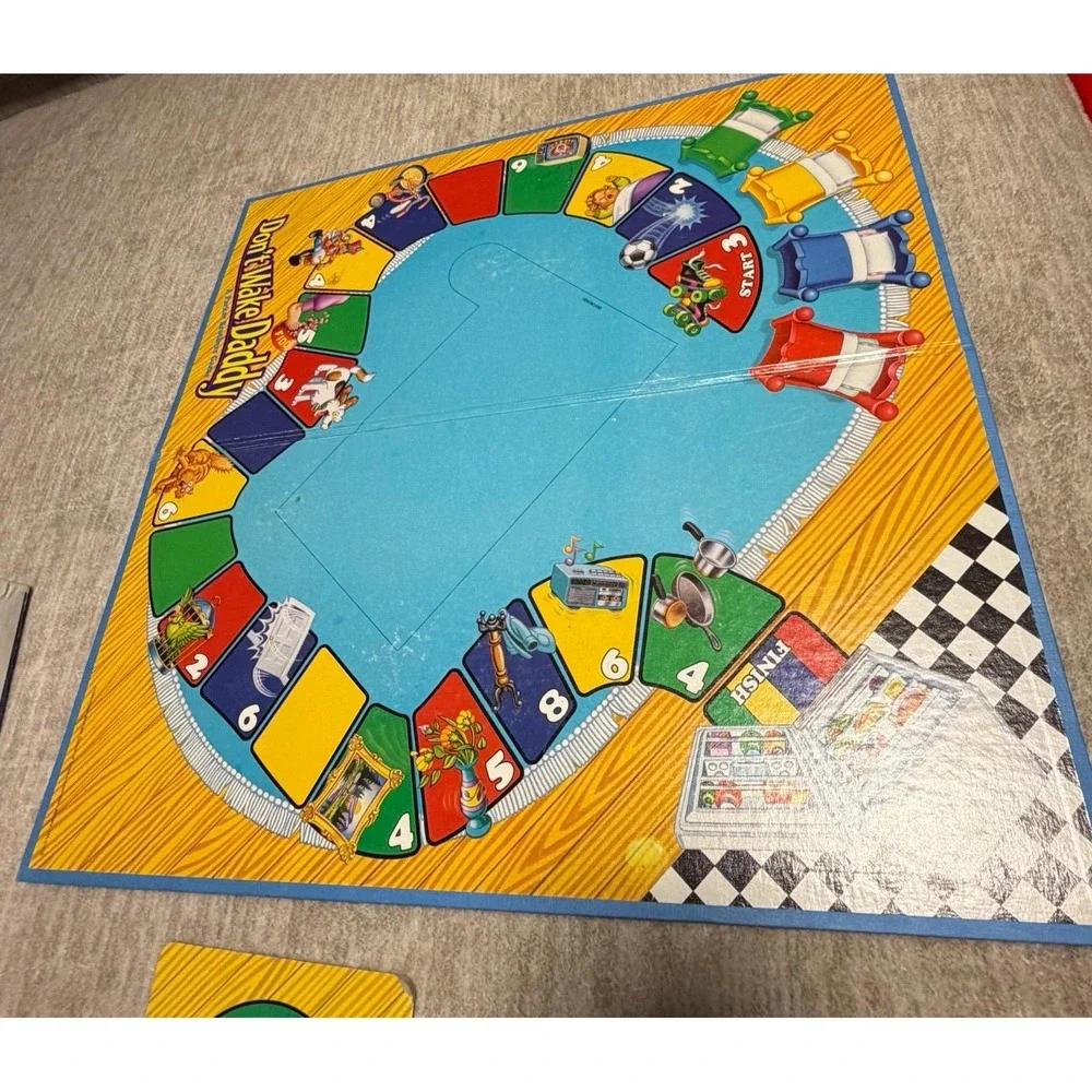 Vintage Don't Wake Daddy Board Game Parker Brothers 1992 Complete‎ Read Desc
